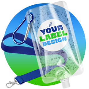 private label hand sanitizer small pouch